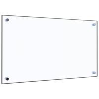 VidaXL Spatscherm keuken 70x40 cm gehard glas transparant - thumbnail