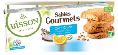 Bisson Zandkoekje kokos citroen bio 150 Gram