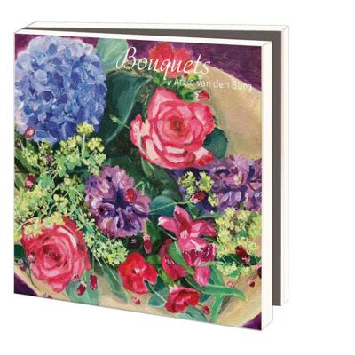 Kaartenmapje Bouquets, Anke van den Burg 10 Stuks