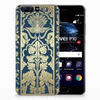 Huawei P10 | TPU Case | Beige Flowers - thumbnail