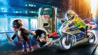 PLAYMOBIL City Action politiemotor achtervolging van de geldrover 70572 - thumbnail