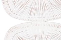 Wanddecoratie Home ESPRIT Wit Modern Verouderde afwerking 89 x 2,5 x 89 cm - thumbnail