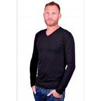 Alan Red t-shirt Model Oslo (Longsleeve) Black - thumbnail