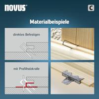Novus Tools 042-0803 Nieten met smalle rug Type 4 1000 stuk(s) Afm. (l x b) 23 mm x 6.1 mm - thumbnail