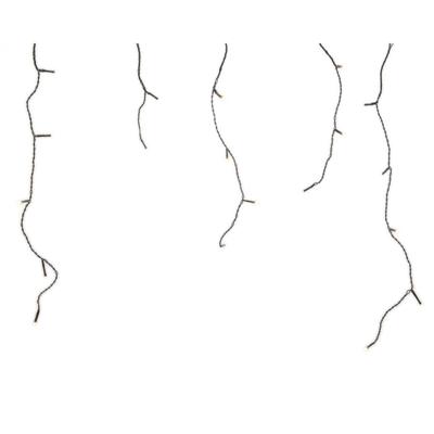 Led fonkel icicleverlichting 119 lampjes zwart