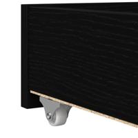 Dagbedframe met lades Zwart eiken 100 x 200 cm Bewerkt hout - thumbnail