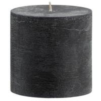 Stompkaars rustiek - zwart - 10xØ10 cm - Leen Bakker - thumbnail