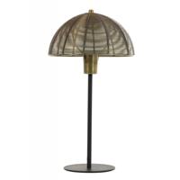 Light & Living Tafellamp 'Klobu' 35cm, antiek brons+mat zwart - thumbnail