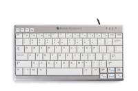 BakkerElkhuizen UltraBoard 950 toetsenbord USB AZERTY Belgisch Zilver, Wit - thumbnail
