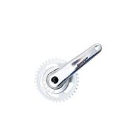 STRONGLIGHT crankstel "twin" crankset stronl. twin 38t 170mm sil. - thumbnail