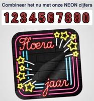 Huldeschild neon blanco - thumbnail