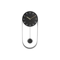 Karlsson Wandklok PendulumCharm zwart - Ø 20 x 50cm - KA5822BK - thumbnail