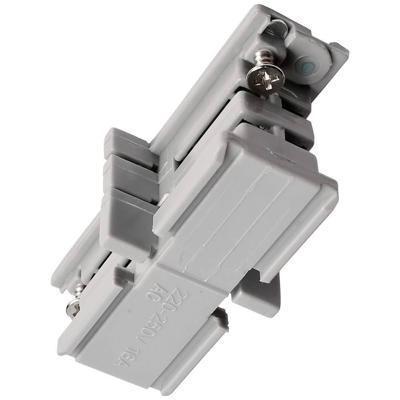 Deko Light 710019 D Line mechanischer Verbinder 230V-railsysteemcomponenten Stroomrail 3-fasig Grijs Deko Light 710019 D Line mechanischer Verbinder 230V-railsysteemcomponenten Stroomrail 3-fasig Grijs