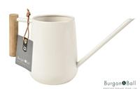 Metalen gieter 0,7 liter creme - thumbnail