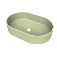 Arcqua Case waskom - ovaal - 55x36cm - mat pastel groen WAS707714 - thumbnail