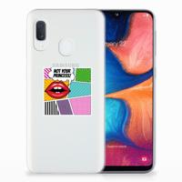 Samsung Galaxy A20e | Sillicone Back Cover | Popart Princess - thumbnail