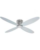 CasaFan ECO PLANO II 132 BN-SI WiFi Flügel lack silber Plafondventilator 28 W (Ø x h) 132 cm x 160 mm Chroom (geborsteld) Met afstandsbediening, Timer, Met - thumbnail