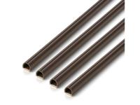 cablefix 2200-42 Kabelgoot (l x b x h) 1 m x 5.5 mm x 5 mm Bruin 4 stuk(s) - thumbnail