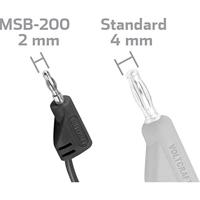 VOLTCRAFT MSB-200 Meetsnoer Banaanstekker 2 mm Banaanstekker 2 mm 0.90 m Zwart 1 stuk(s) - thumbnail
