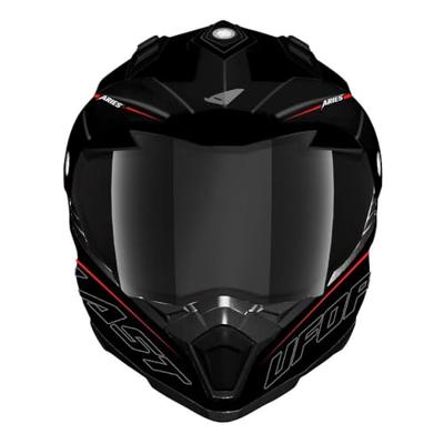 UFO PLAST endurohelm "ariëns" helmet aries l black/red