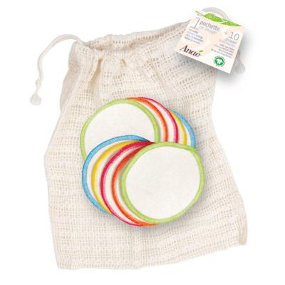Anae Wasbare make-up schijfjes + waszak - 10st