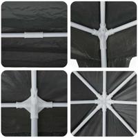 Partytent Antraciet 800 x 400 x 266 cm Polyethyleen en Staal - thumbnail