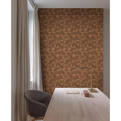 Noordwand behang topchic graphic shapes facet metallic oranje