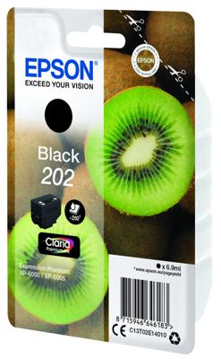 Epson 202 6.9ml 250pagina's Zwart inktcartridge - [C13T02E14020]