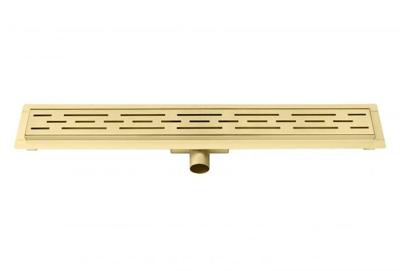 Best Design Douchegoot Nancy Met Flens 80x7x7 cm RVS Mat Goud Best Design Douchegoot Nancy Met Flens 80x7x7 cm RVS Mat Goud