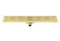 Best Design Douchegoot Nancy Met Flens 80x7x7 cm RVS Mat Goud - thumbnail