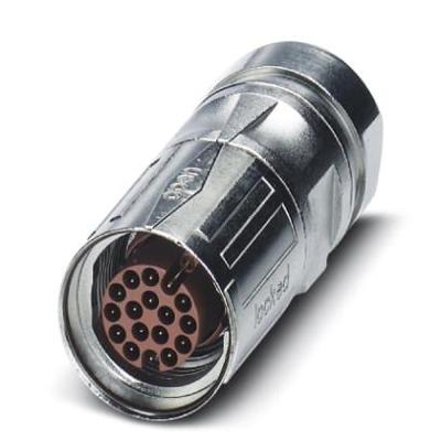 M17 kabelconnector 1618999 ST-08P1N8A8003S Zilver Phoenix Contact Inhoud: 1 stuk(s)
