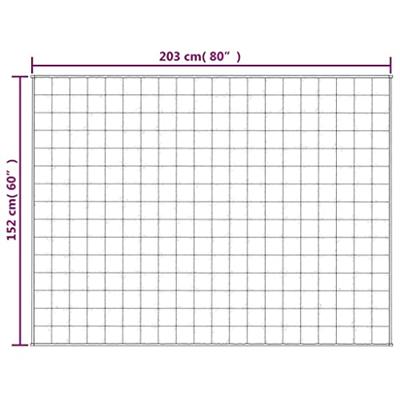 Verzwaringsdeken 152x203 cm 7 kg stof grijs Verzwaringsdeken 152x203 cm 7 kg stof grijs