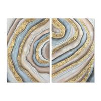 Schilderij Home ESPRIT Modern 80 x 3 x 120 cm (2 Stuks) - thumbnail