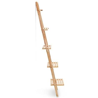 Wandrek ladder 41,5x30x176 cm cederhout