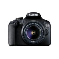 Canon EOS 2000D Kit 18-55 mm DC III Digitale spiegelreflexcamera Incl. EF-S 18-55 mm IS III lens 24.1 Mpix Zwart Optische zoeker, Met ingebouwde flitser, WiFi, - thumbnail