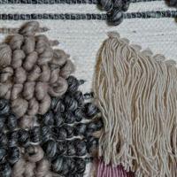 Ophangdecoratie DKD Home Decor Jute Katoen Wol (46 x 2 x 110 cm) - thumbnail