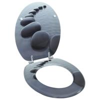VidaXL Toiletbril stenen mdf - thumbnail