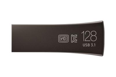 USB stick Samsung MUF-128BE Titanium Zilverkleurig 128 GB - thumbnail