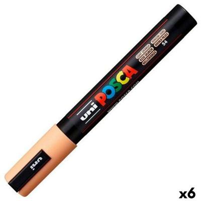 Markeerstiften POSCA PC-5M Oranje (6 Stuks)
