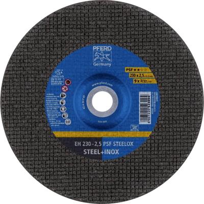 PFERD TOOLS EH 230-2,5 PSF STEELOX 61728326 Doorslijpschijf gebogen 230 mm 25 stuk(s) RVS, Staal PFERD TOOLS EH 230-2,5 PSF STEELOX 61728326 Doorslijpschijf gebogen 230 mm 25 stuk(s) RVS, Staal