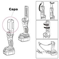 Makita LED accu lamp - DEBDML801X - 14.4/18V - excl. accu en lader - thumbnail
