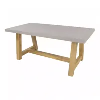 Tuintafel Judy met betonlook blad 180x90x77 cm - thumbnail