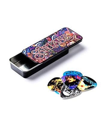 Dunlop SANPT02H Santana Heavy Gauge Pick Tin plectrum set 6 stuks