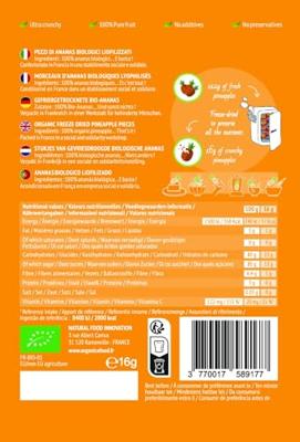 Krokant Fruit - Ananas - 16 gram
