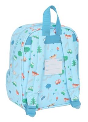 Kinderrugzak Safta Coches Blauw 22 x 27 x 10 cm
