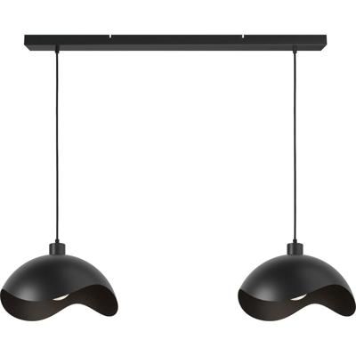 Masterlight Kantoor hanglampVolta 2x Ø40cm - zwart - 2404-05-05-100-2