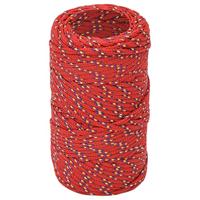 Boottouw 2 mm 50 m polypropyleen rood - thumbnail