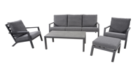 Down Town hocker aluminium antraciet - thumbnail