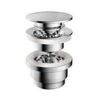 Hotbath Pal Clickplug Met Schroef Rond P710 - Chroom - thumbnail