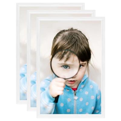 VidaXL Fotolijsten 3 st voor tafel 13x18 cm mdf wit
